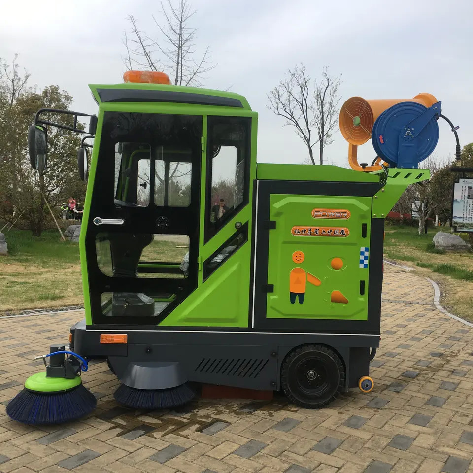 Емкость 60L-150L ящика большой погани опрометчивая машины улицы батареи метельщика дороги очищая