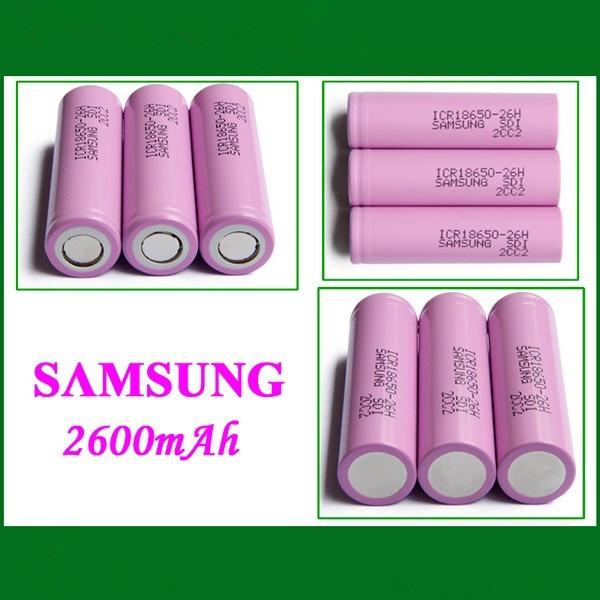 Samsung ICR18650-26F battery 3.7V 2600mah 18650 li-ion rechargeable battery