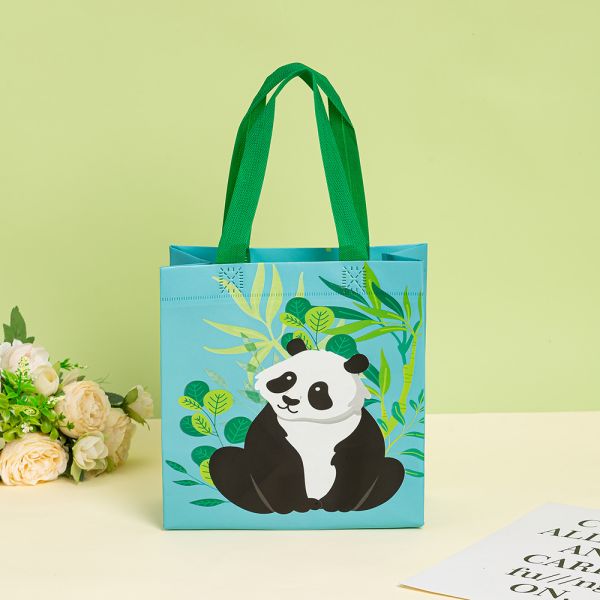 Newest Fashionable Recyclable Non-woven Grocery Bag With Logo for Medium-Sized Items