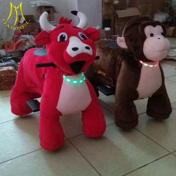 Hansel   fast profits coin operated stuffed animal monkey plush electrical animal toy car