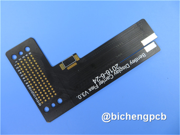 Гибкий напечатанный PCB цепи (FPC) гибкий на Polyimide с черной маской припоя