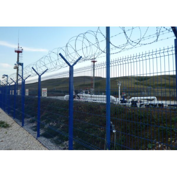 55x200mm 3d изогнули сваренную панель загородки треугольника 4.0mm