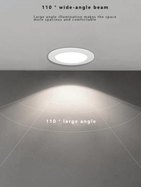 5700K Cool White LED Downlight 4 Inch Plastic LED Downlight 9W