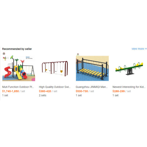 Funny Play Kids Outdoor Swing Set Customized For City Park Anti Static