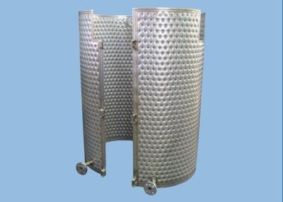 Álcool etílico do produto comestível que refrigera 500L Dimple Jacketed Vessel