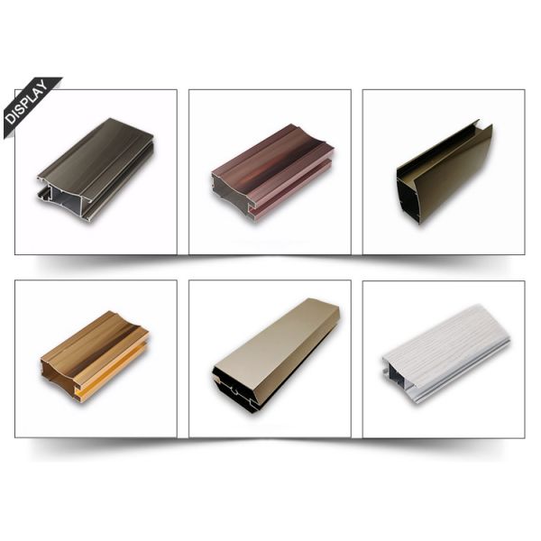 Поверхностная обработка Алюминиевые экструзионные детали для дверей для гардероба