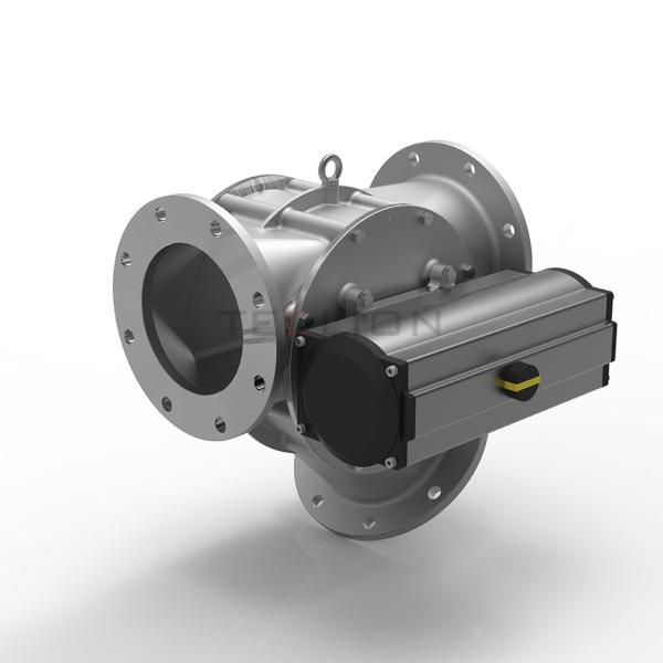 Two Way Gate Pneumatic Diverter Valves For Dilute Phase Conveying System
