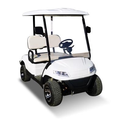Carrinho de golfe elétrico 60V 2 lugares Buggy Car elétrico 35 mph para comunidade de fazenda de hotel de clube