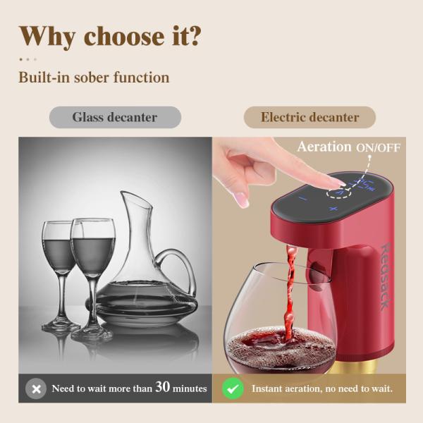 Dispensador de whisky automático de 1200 mAh