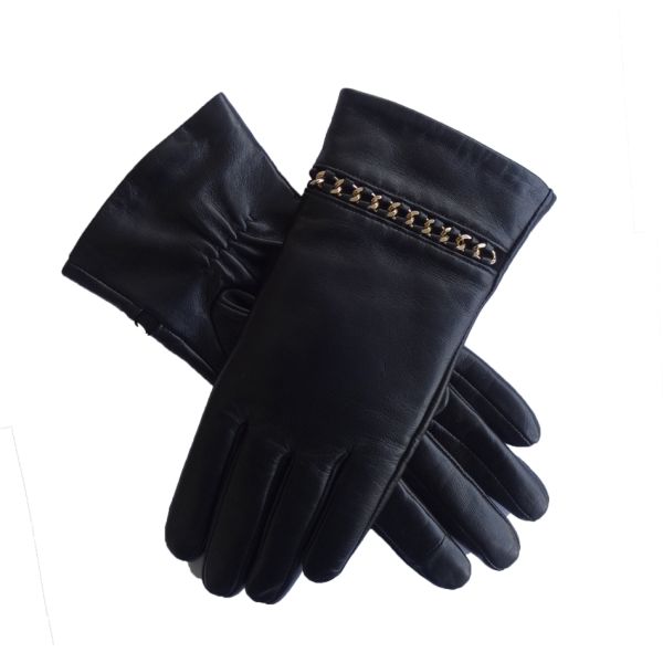 Wholesale classic winter warm real leather gloves