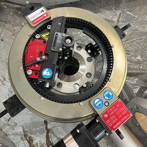 Máquina de refrentado de bridas a 45 RPM, 2-17,7 pulgadas DE, herramienta