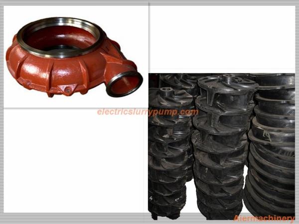 Rubber Lined Anti Acid Sump Pump Parts , Frame Plate Liner Single Stage