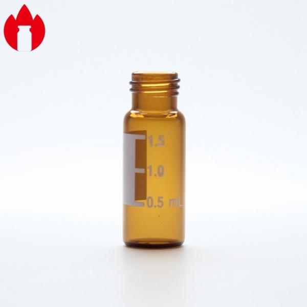 1.5ml Amber Screw Mouth Glass Vial com o laboratório plástico do tampão 9-425