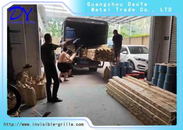 Grade invisível de aço inoxidável 316 para varanda com espessura de 1,0 mm