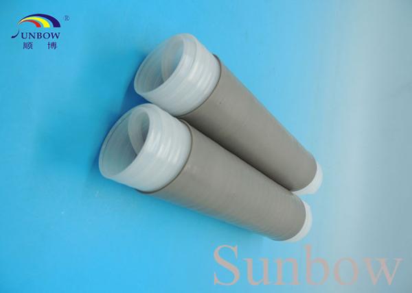 Silicone Cold Shrink Tubing shrinking cap , Cable Accessories Grey