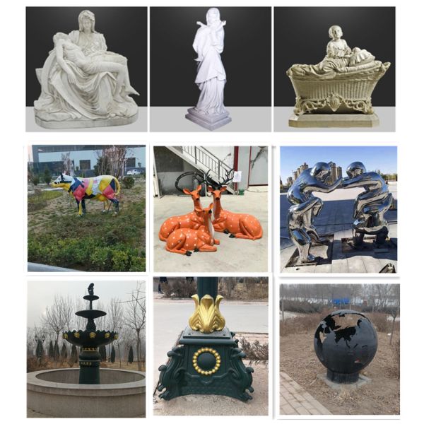 Professional Small Modern Abstract Stone Sculpture Hand Carved For Garden