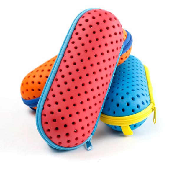 L18cm Swimming Goggles Case , PU EVA Safety Glasses Hard Case