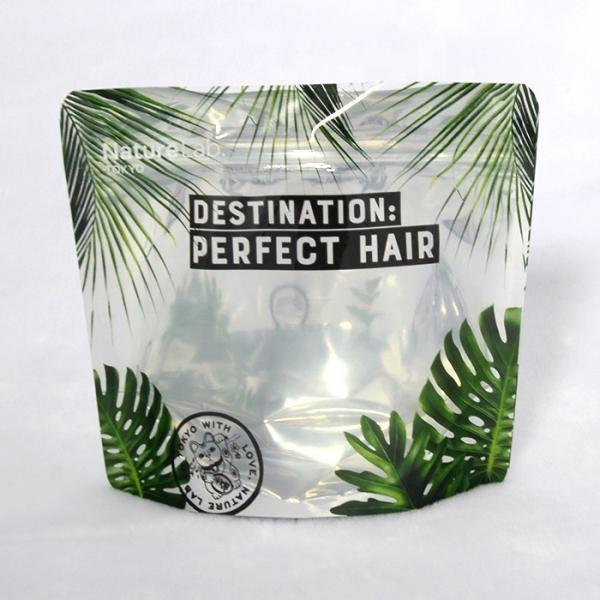 Biodegradable PLA plastic bags 4 oz k stand up pouch metallic foil bag with window doypacks