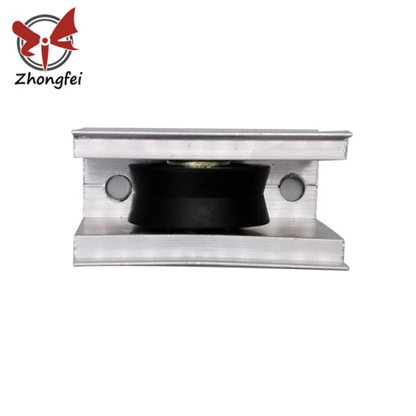 Low Friction Wardrobe Aluminum Sliding Door Track Wheels Rollers Pulley 100kg
