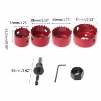 o aço carbono que 6Pcs o furo circular considerou o bocado de broca se ajustar, o furo de madeira viu o jogo do cortador