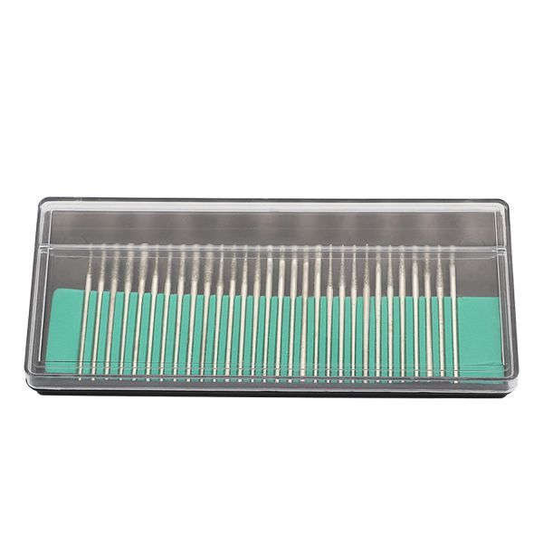 30 pièces accessoires de bijoux outils tête de meulage diamant 2.35mm/3mm