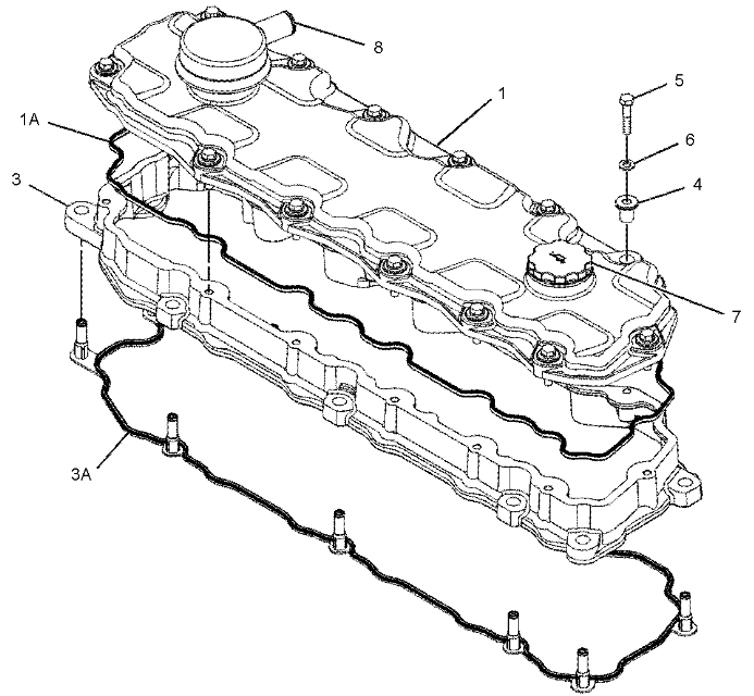 2444486 3044924 244-4486 304-4924 C7 Valve Cover Seal Fit 324D Excavator Engine Parts