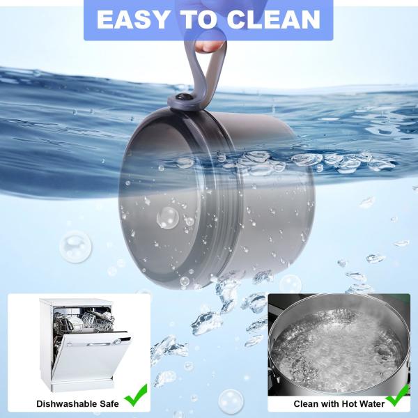 Custom Size Adult Denture Case Leak Proof Denture Bath Cup For Travel