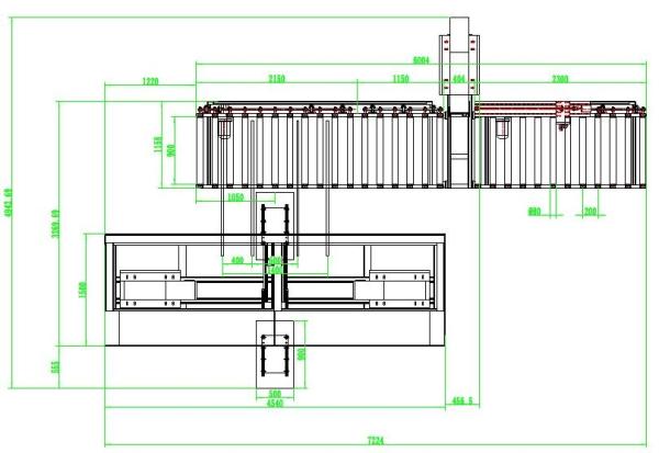 L Shape Cnc Glass Drilling Machine For Shower Glass Industry , High Performance