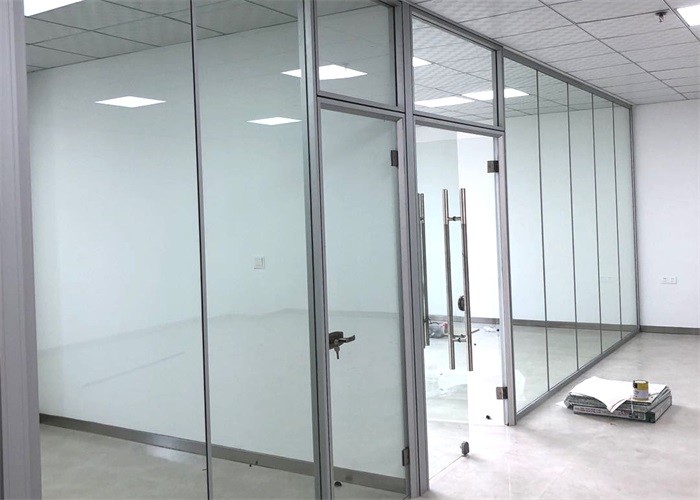 Офисная мебель Demountable алюминиевой системы раздела офиса стеклянная