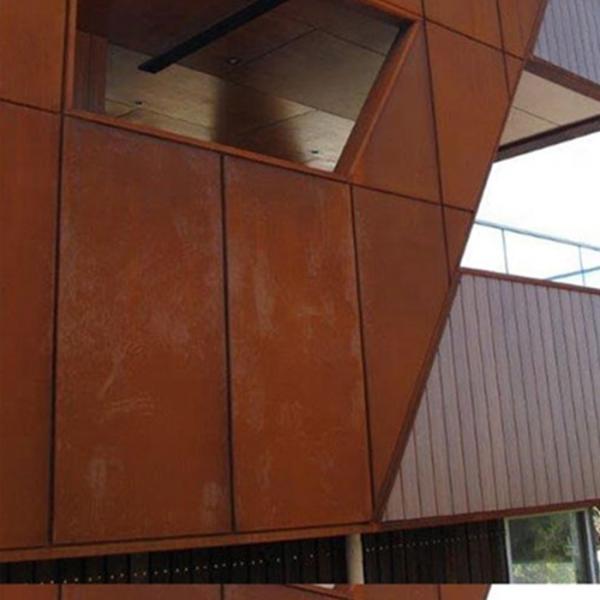 Facade Fence Corten Wall Panels SS400 Hot Rolled Steel Coil For Cladding