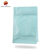 Biodegradável 200g - 1000g Saco de café Quad Seal Impressão gravura