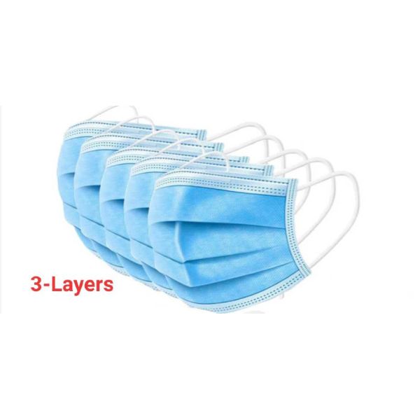 Professional Manufacture Hot-sale Disposable 3-Ply Non-Woven Face Mask for Coronavirus