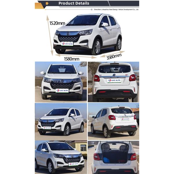 2024 Micro Electric Vehicle Low-Speed Five Doors Five Seats and Max Speed of 60km/h