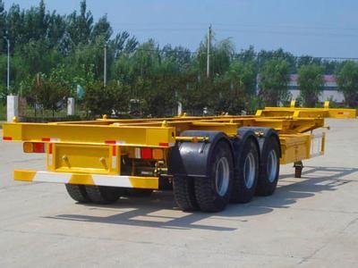 40 T Flat Bed Semi Trailer Truck 40 Feet Skeleton Container transport Tractor Trailer