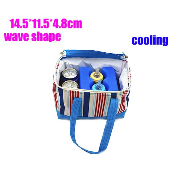 Тонким голубым пузыри со льдом Костомизед заполненные гелем для коробки охладителя вина