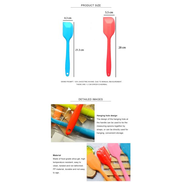 Heat Resistant BPA Free Silicone Butter Spatula OEM