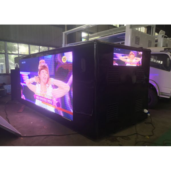 Рекламирующ мобильную тележку афиши цифров, П5/П6 привели видео- тележку