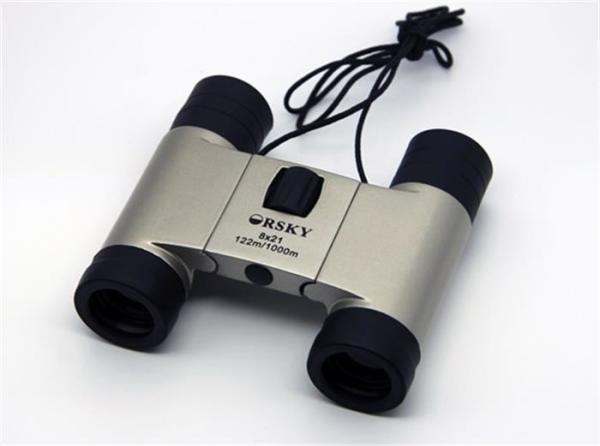 Champagne Binocular Prism Types 8x21 Natural Colors High Durability For Concert