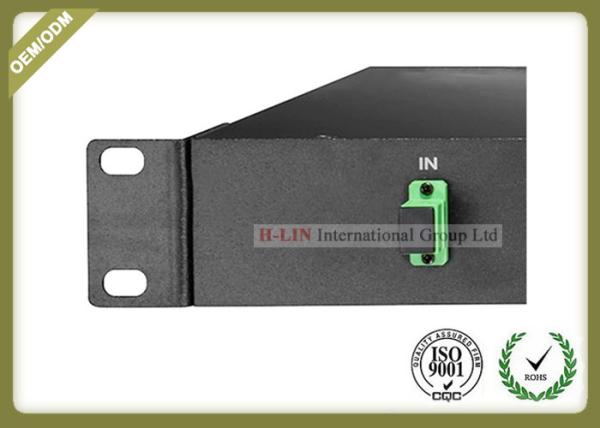 1U 19 Rack Mounted Fiber Optic Splitter Box 1X32 Sigle Mode High Return Loss