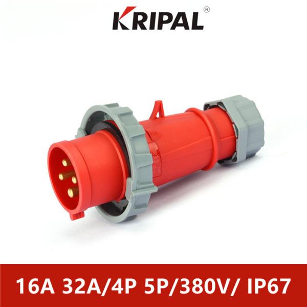 IP67 220V 380V 4 Pin 5Pin IEC Phase Inverter Plug Socket Durable