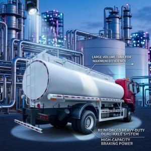 SINOTRUK HOHAN New HOWO Oil Truck Fuel Tank 4x2 Lhd Euro2 White and Red