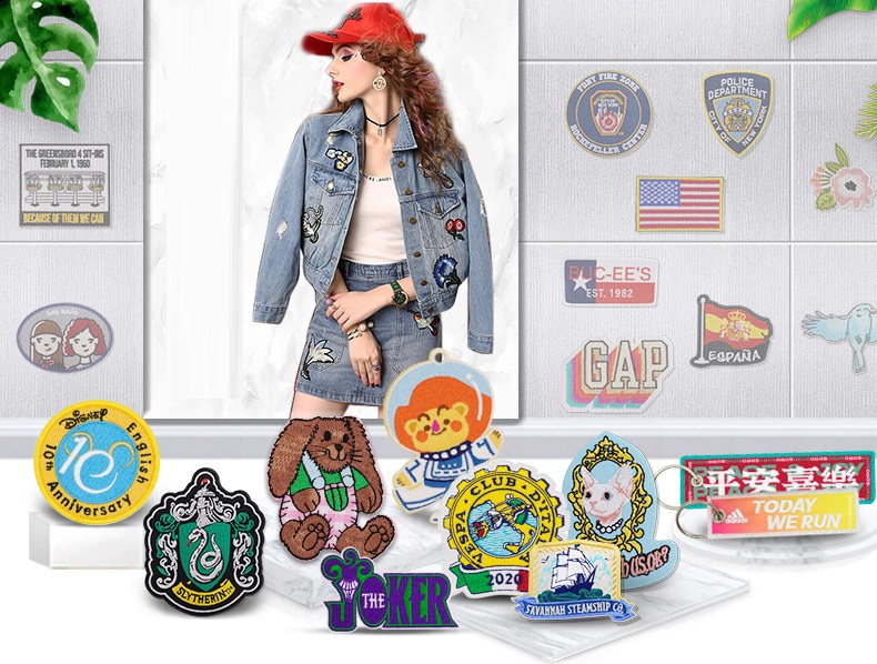 Sublimation Patch Blanks Low MOQ Merrow Border Custom Blank Sport Patches for Sublimation