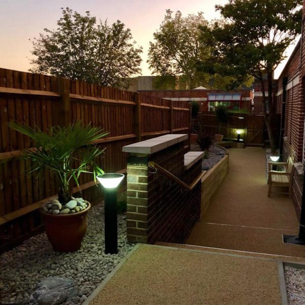 800mm PIR Solar Path Light with 50,000 Hours Life and IP65 Waterproof Solar Powered Bollard Light