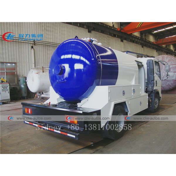 5000 литров автоцистерны Sinotuck HOWO 4x2 LPG Bobtail с распределителем