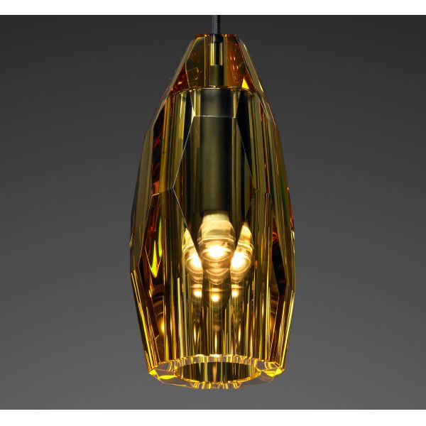 Yihao CHATELET Adjustable Height Linear Pendant Light with Brass Body and 50000 Hours Lifespan for Modern Living Room