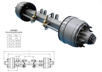 13T trailer Axle