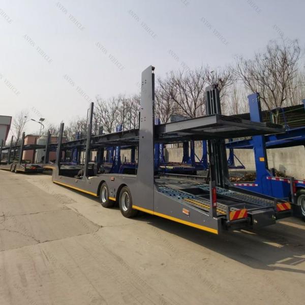 2-axle 7-car carrier trailer that meets Australian certification, all trailer spare parts meet CE certification