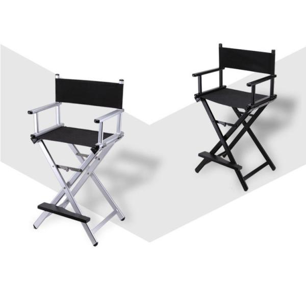 Black Color Makeup Vanity Chair Built - In Armrests For Outdoor Furniture