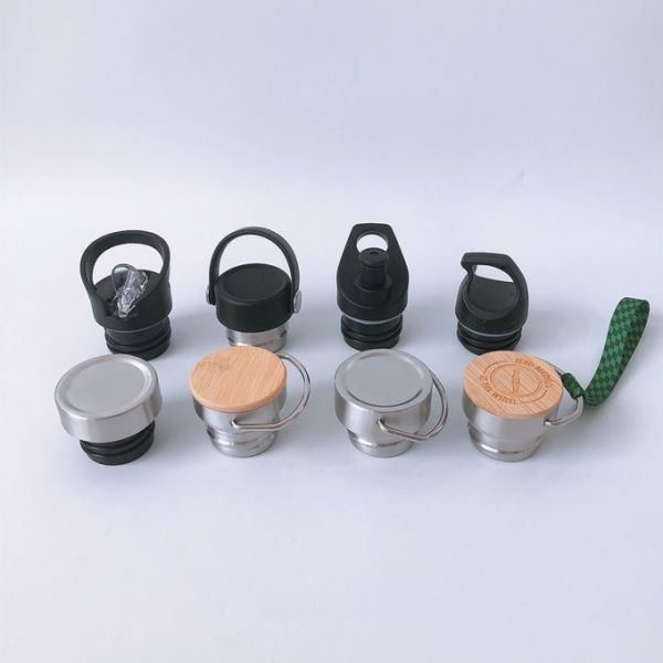 20oz Aluminum Water Bottles Bulk Reusable Water Bottles Lightweight Leak Proof Aluminum Sports with Twist Cap Buckle for Gym, Hiking, Cycling, Camping, Fishing