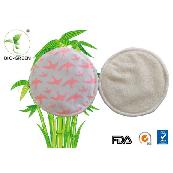 12*12cm Washable Bamboo Breast Pads , Flower Mama Designs Bamboobies Nursing Pads